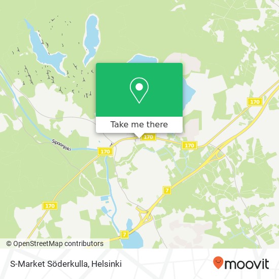 S-Market Söderkulla map