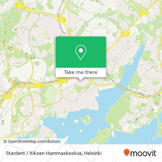 Stardent / Itiksen Hammaskeskus map