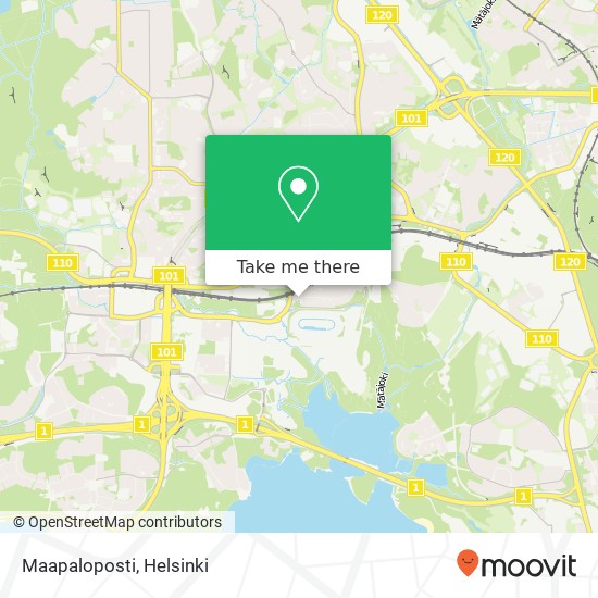 Maapaloposti map