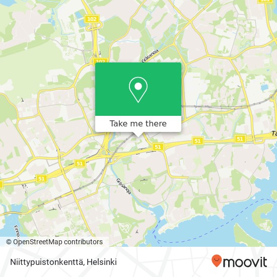 Niittypuistonkenttä map