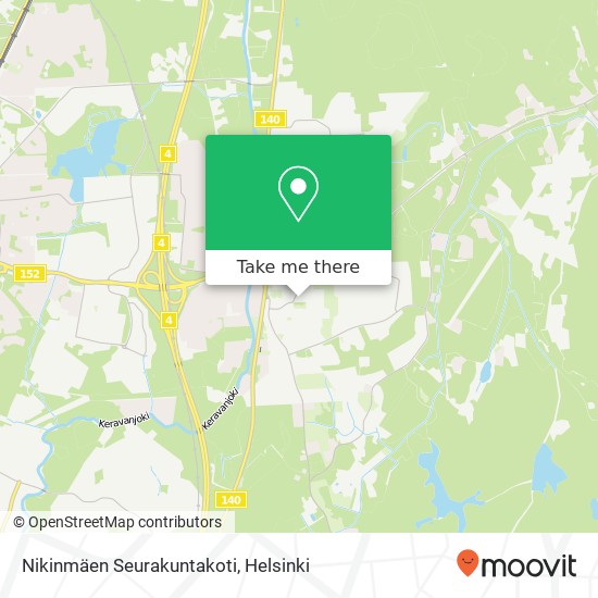 Nikinmäen Seurakuntakoti map