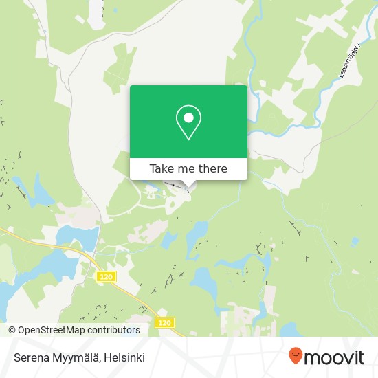 Serena Myymälä map