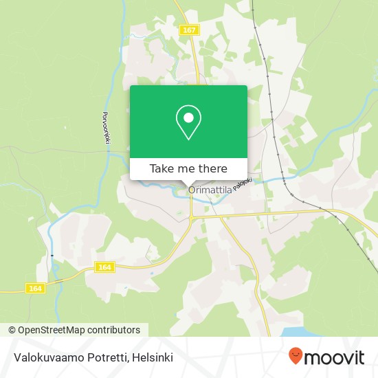 Valokuvaamo Potretti map