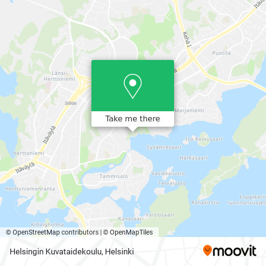 Helsingin Kuvataidekoulu map