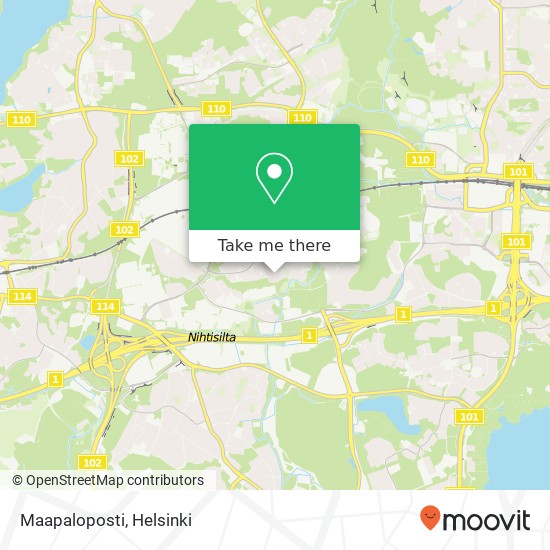 Maapaloposti map