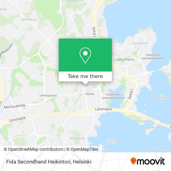 Fida Secondhand Heikintori map