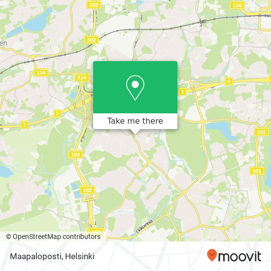 Maapaloposti map