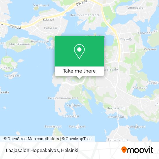 Laajasalon Hopeakaivos map