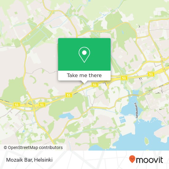 Mozaik Bar map