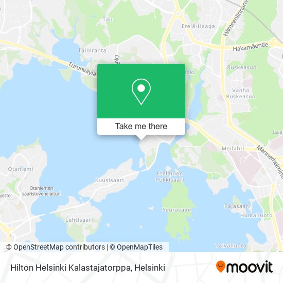 Hilton Helsinki Kalastajatorppa map