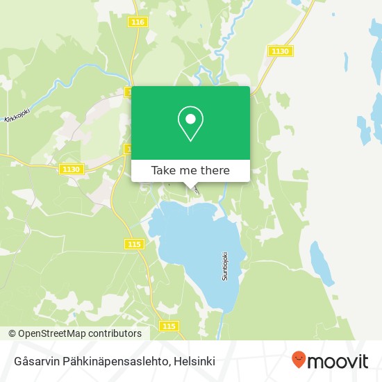 Gåsarvin Pähkinäpensaslehto map