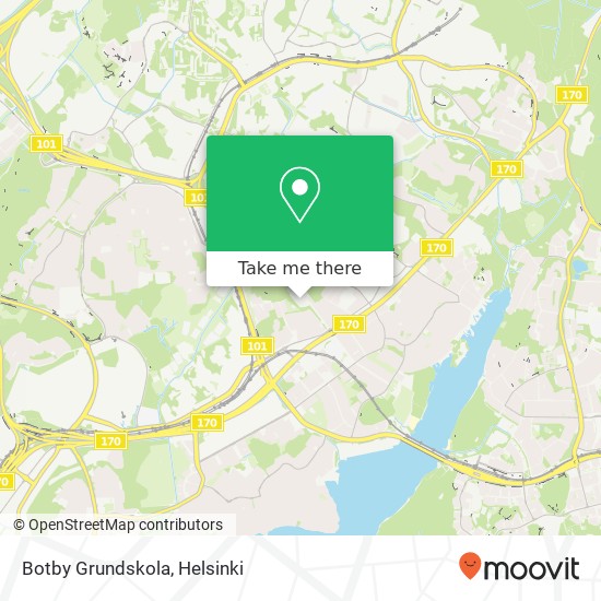 Botby Grundskola map