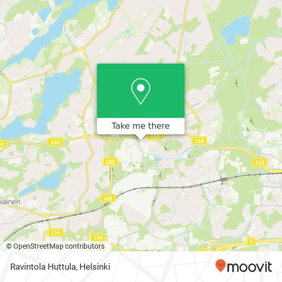 Ravintola Huttula map