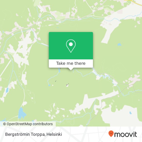 Bergströmin Torppa map
