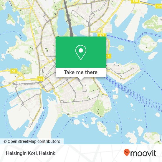 Helsingin Koti map