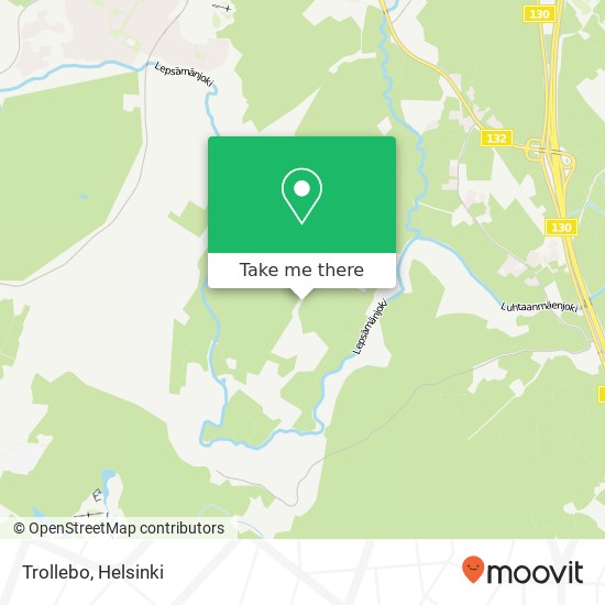 Trollebo map
