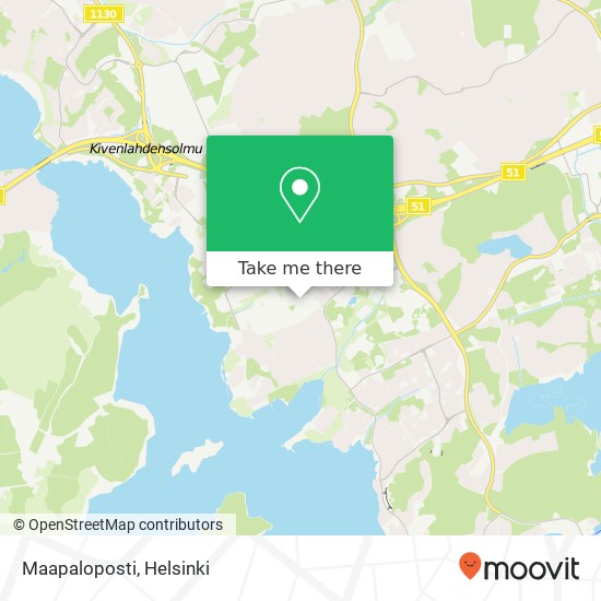 Maapaloposti map