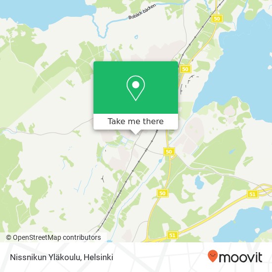 Nissnikun Yläkoulu map