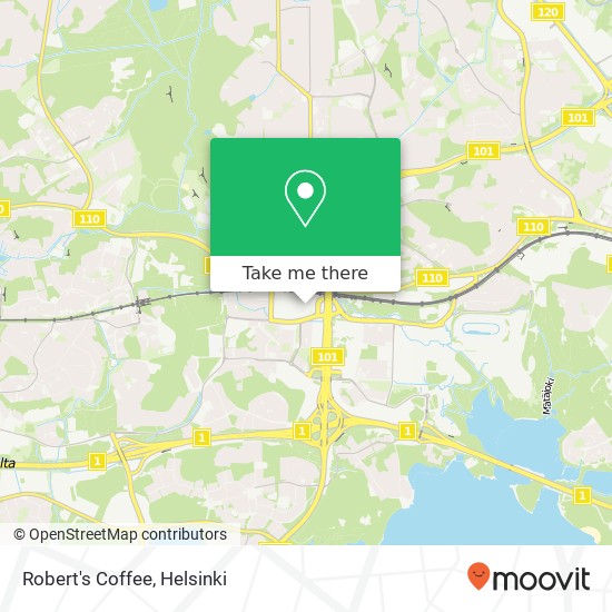 Robert's Coffee map