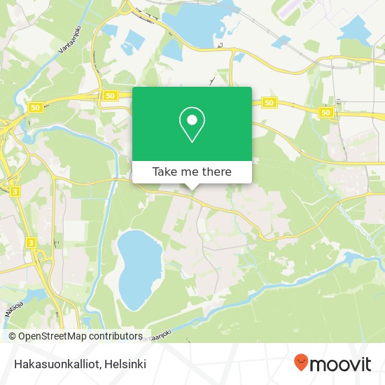 Hakasuonkalliot map