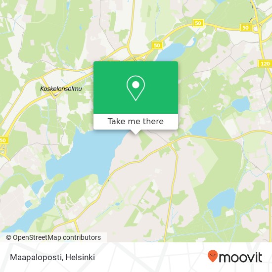 Maapaloposti map