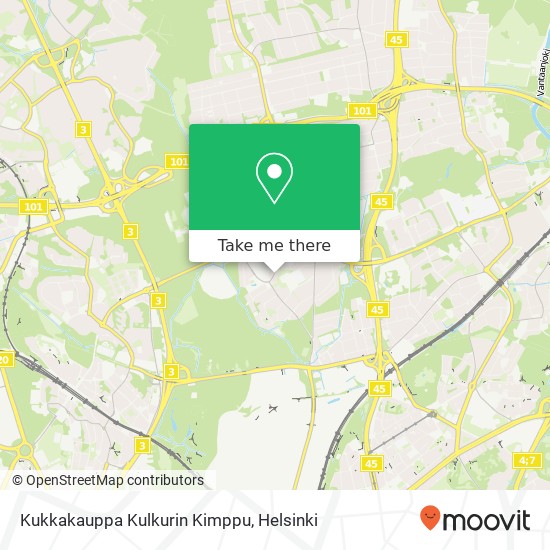 Kukkakauppa Kulkurin Kimppu map