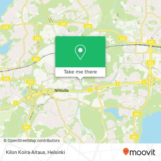 Kilon Koira-Aitaus map