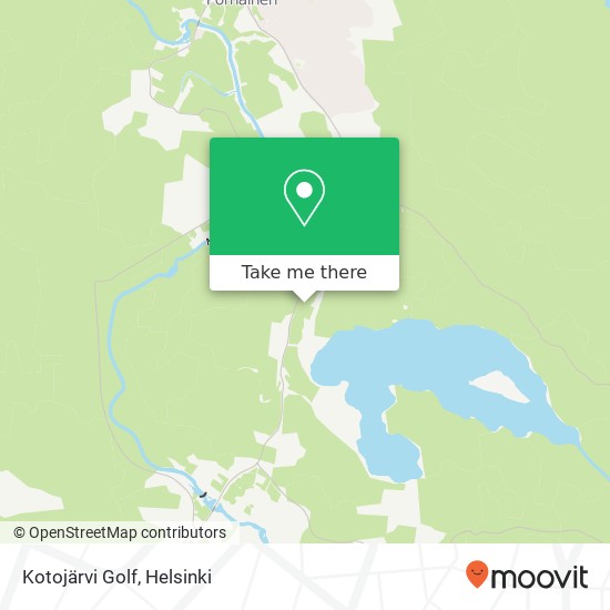 Kotojärvi Golf map