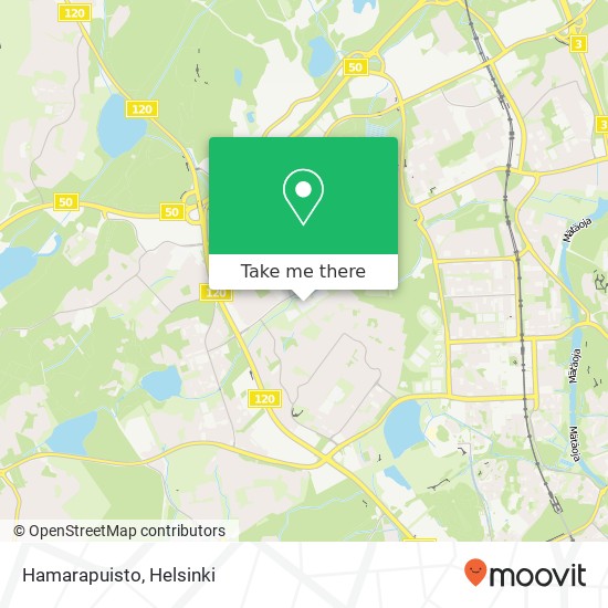 Hamarapuisto map