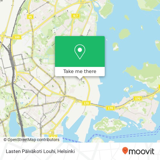 Lasten Päiväkoti Louhi map