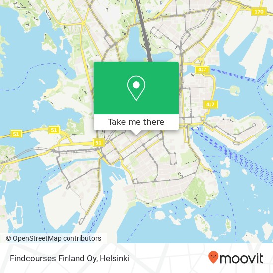 Findcourses Finland Oy map