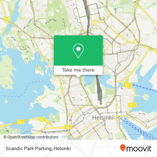 Scandic Park Parking map