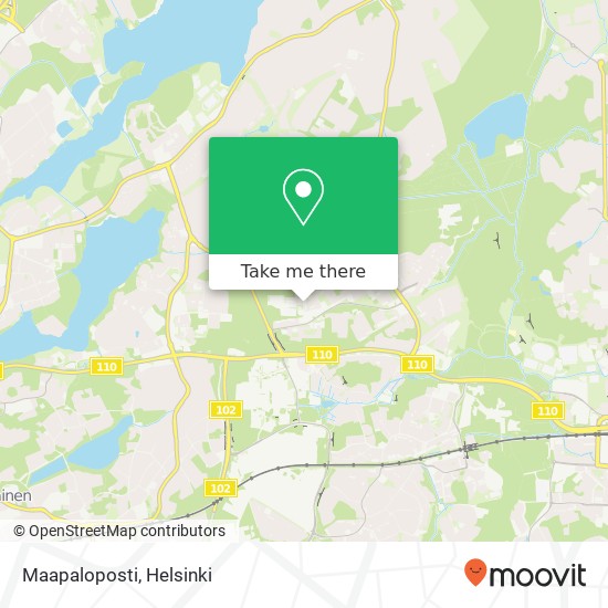 Maapaloposti map