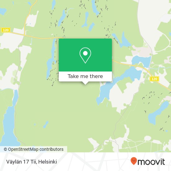 Väylän 17 Tii map