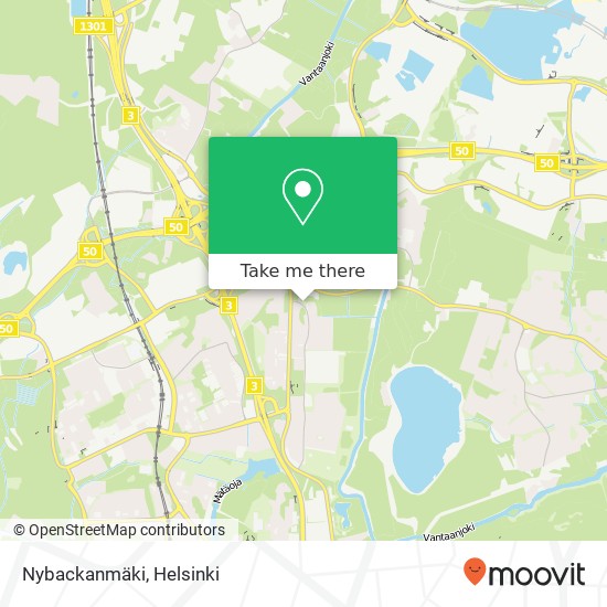 Nybackanmäki map