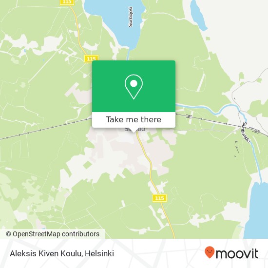 Aleksis Kiven Koulu map