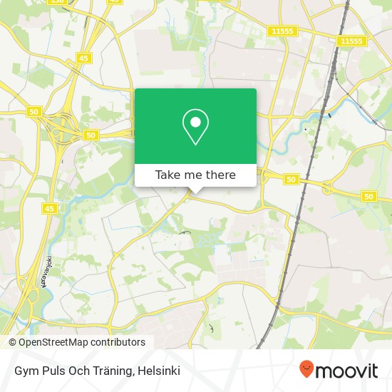 Gym Puls Och Träning map