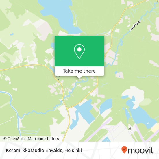 Keramiikkastudio Envalds map