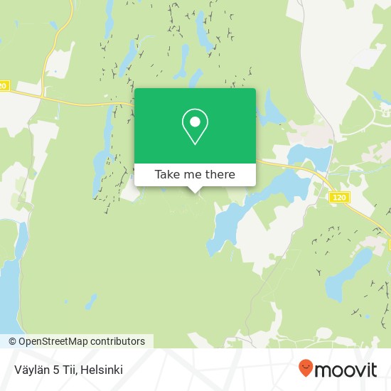 Väylän 5 Tii map