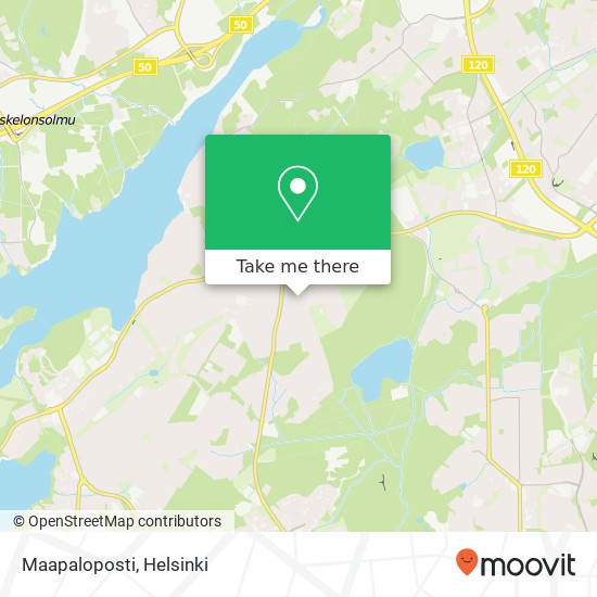 Maapaloposti map