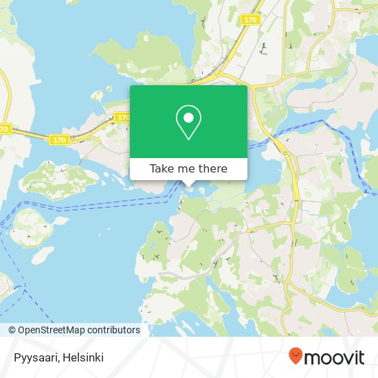 Pyysaari map