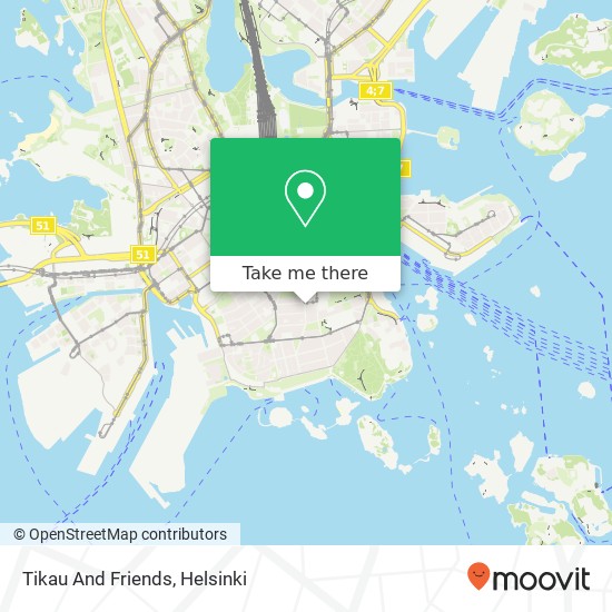 Tikau And Friends map