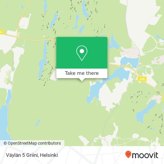 Väylän 5 Griini map