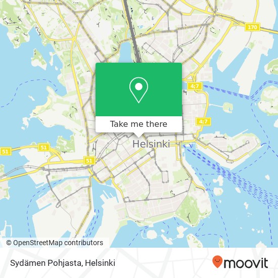 Sydämen Pohjasta map