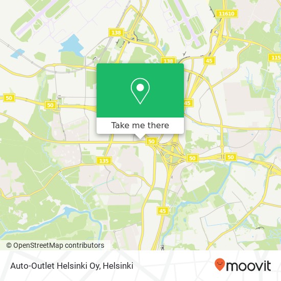 Auto-Outlet Helsinki Oy map