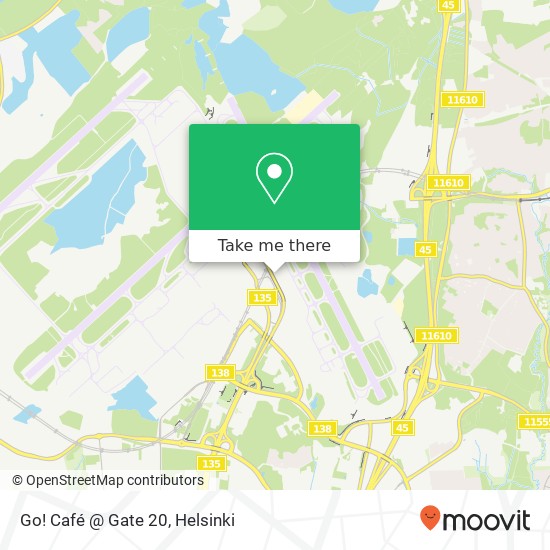 Go! Café @ Gate 20 map
