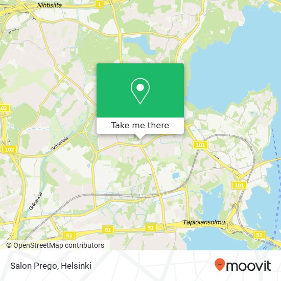 Salon Prego map