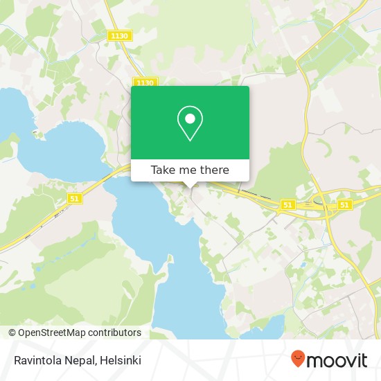 Ravintola Nepal map