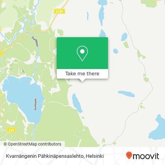 Kvarnängenin Pähkinäpensaslehto map