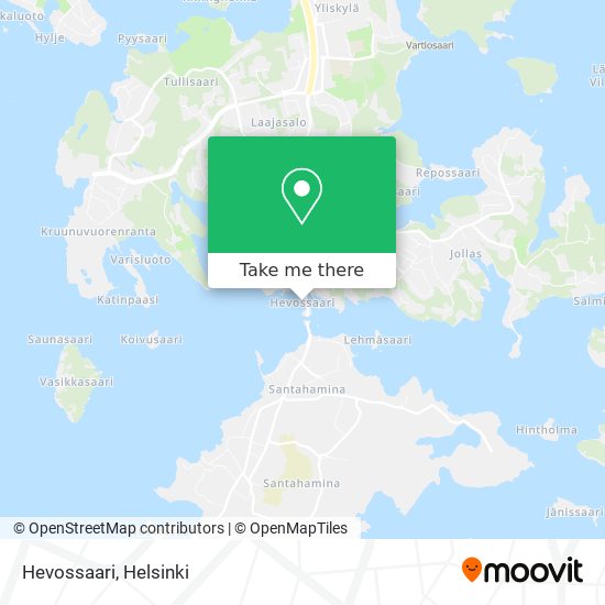 Hevossaari map